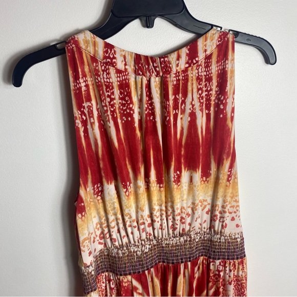 Soma KeyHole Midi Dress Rio Medley Sleeveless NWT Size Medium - Picture 9 of 12